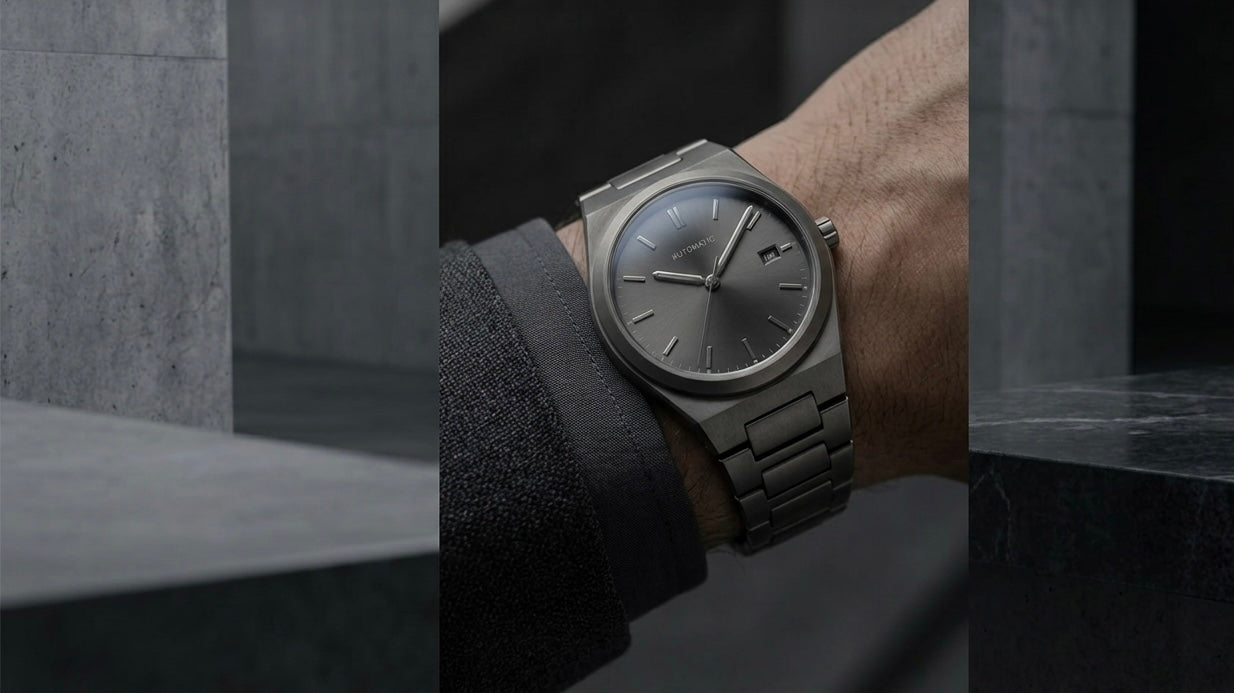 The Horizon Automatic | Brushed Titanium